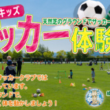 サッカー体験会を開催しました！天然芝のグラウンドでサッカーを体験しよう【綾南ジュニアサッカークラブ】