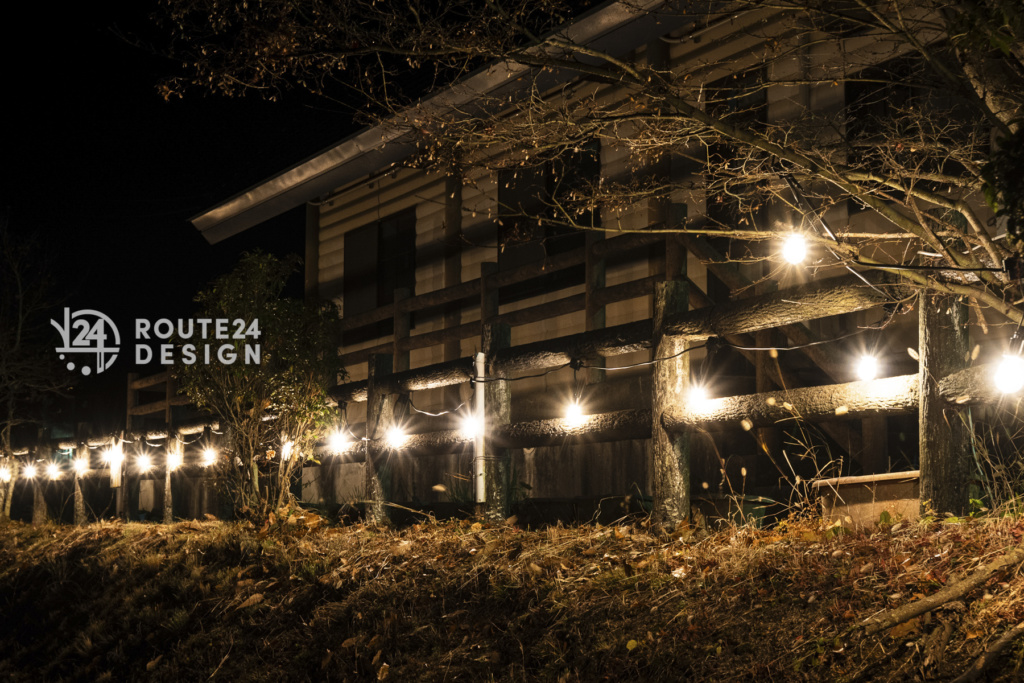 高山航空公園イルミネーションの様子［高山パークセンター］