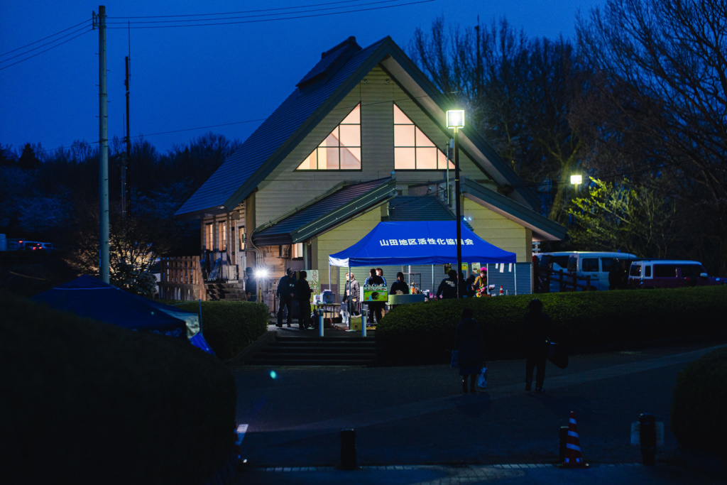 幻想的だった3月開催の「さくらまつり」での夜間開放の様子