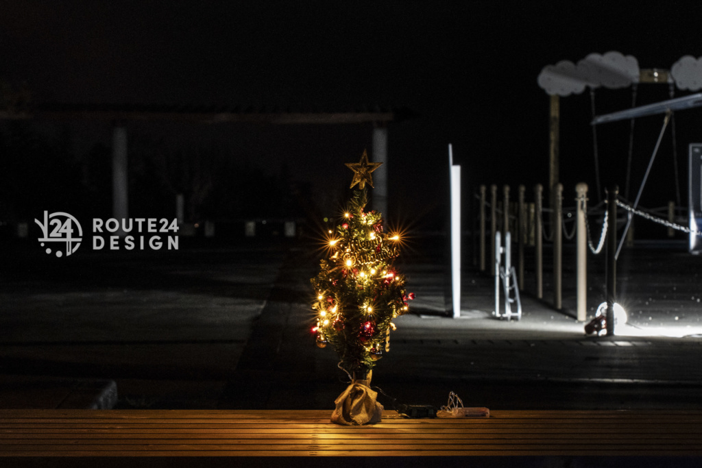 高山航空公園イルミネーションの様子｜