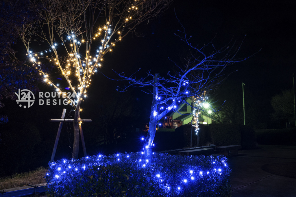 高山航空公園イルミネーションの様子