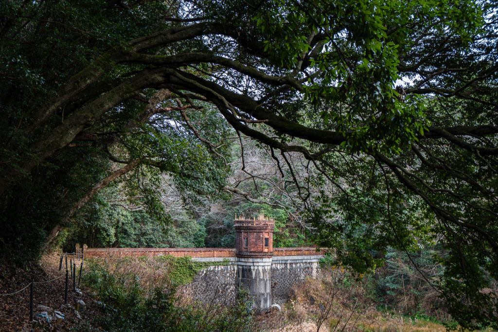 山口市　桂ヶ谷貯水池堰堤