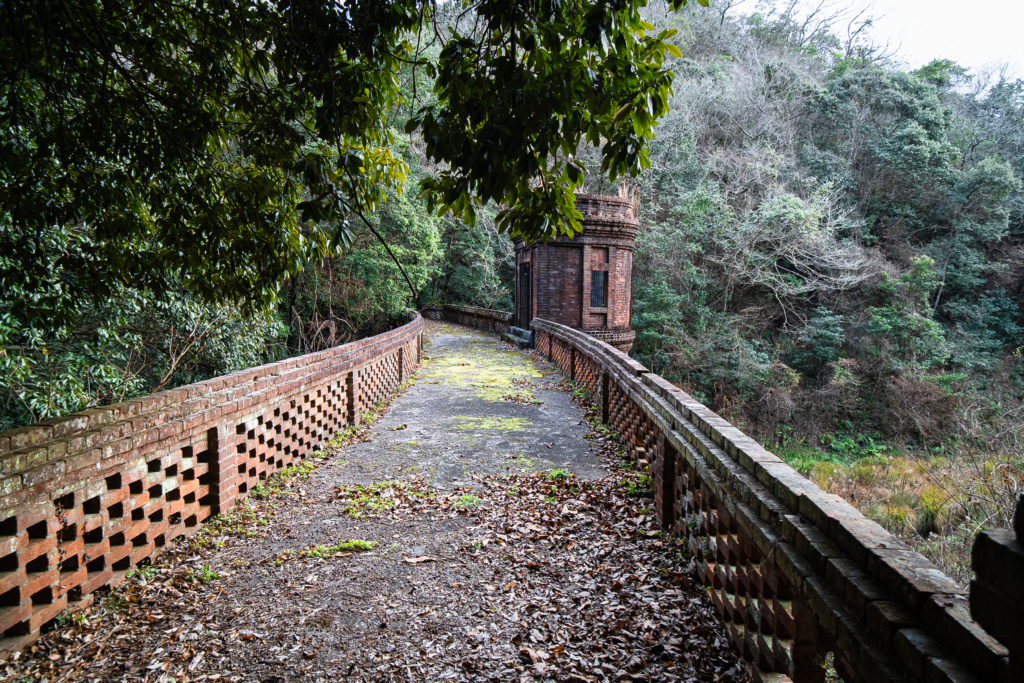 旧桂ヶ谷貯水池堰堤 | 山口近代建築