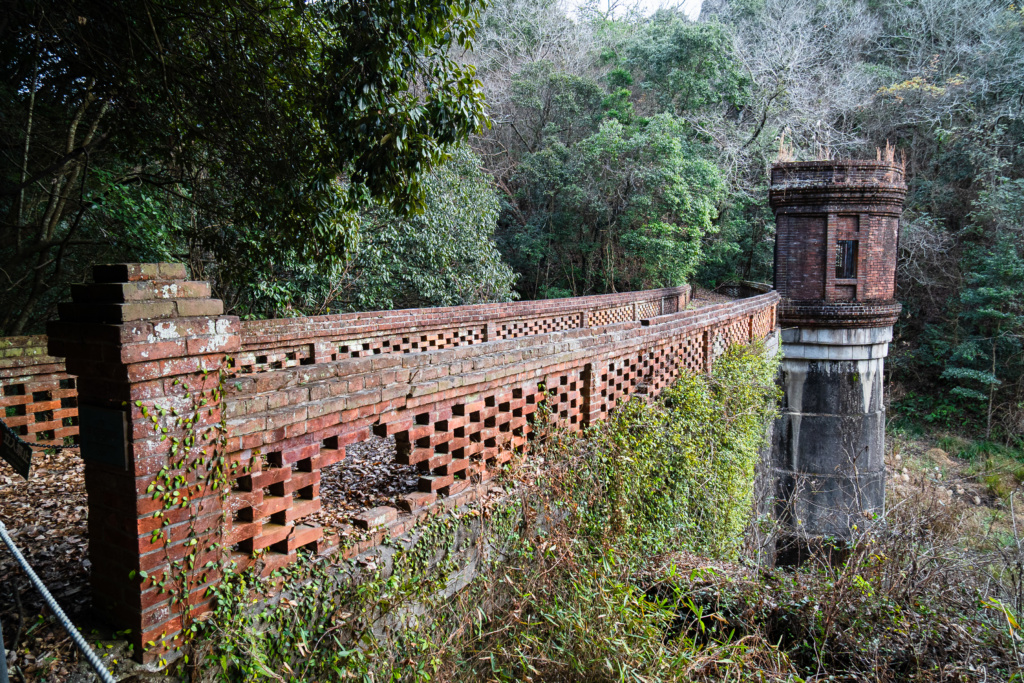 旧桂ヶ谷貯水池堰堤 | 山口近代建築
